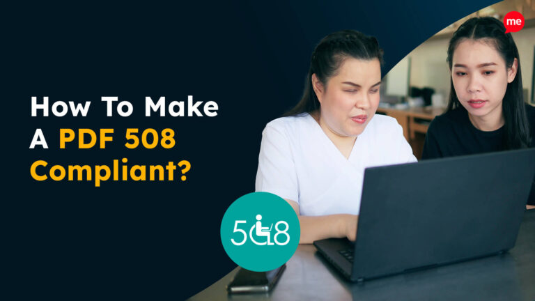 How To Make A PDF 508 Compliant