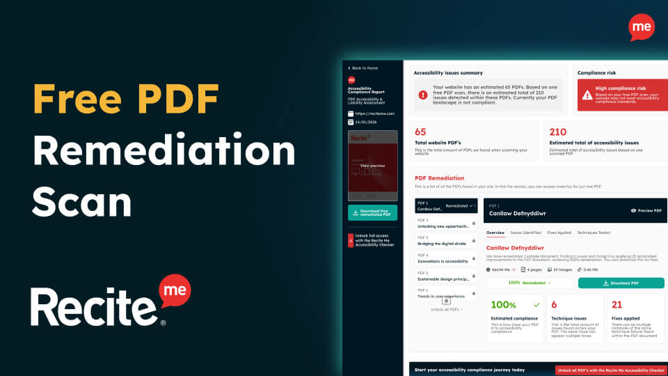 Free PDF Remediation Scan Cover mage