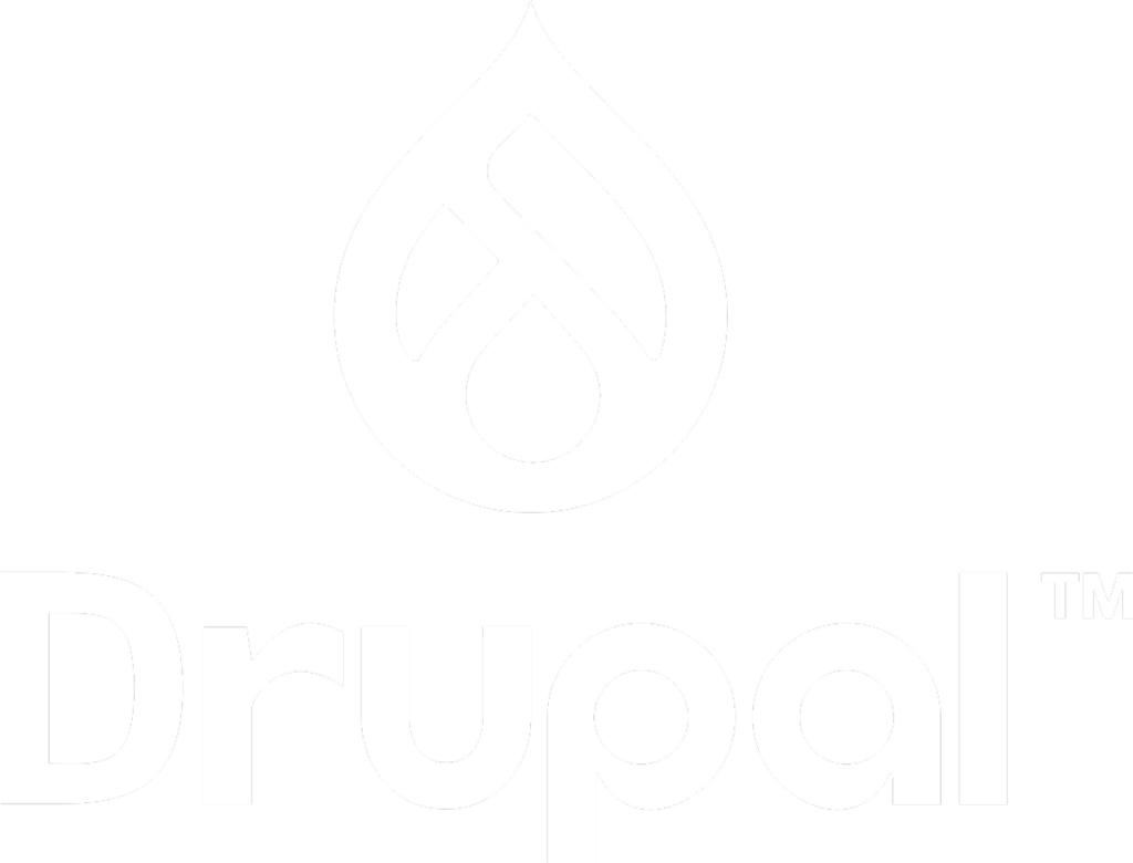Drupal Logo White
